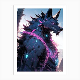 Wolf Character 1 Art Print