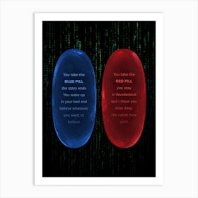 Matrix Pills I Art Print