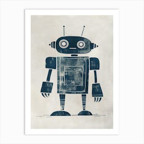 Boho Nursery 12 Robot Poster