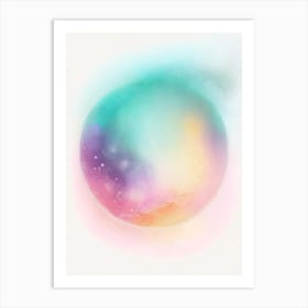 Planetary Nebula Gouache Space Art Print