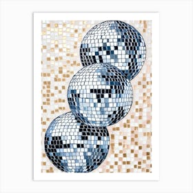 Disco Balls 4 Art Print