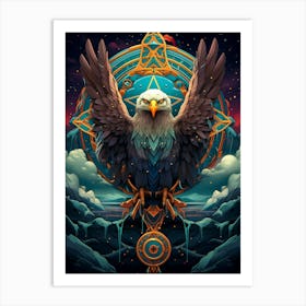 Eagle Fly Native Art Print