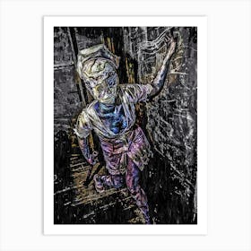 Scary Silent Hill Videogame Art Print