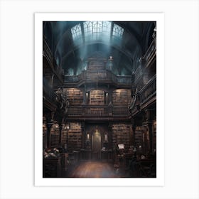 library Art Print