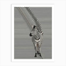 Zebra Art Print