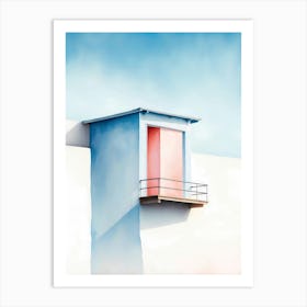 House On The Cliff Art Print