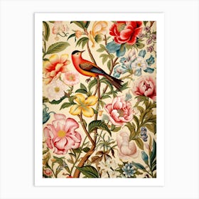 Floral Wallpaper 93 Art Print