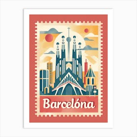 Barcelona Art Print