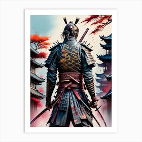 Samurai Warrior 1 Art Print