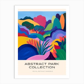 Abstract Park Collection Poster Royal Botanic Gardens Sydney 2 Art Print