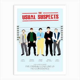 The Usual Suspects Film Art Print