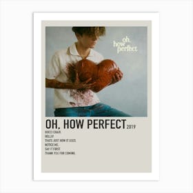 Oh, How Perfect Album Cover 90s Vintage Posters Art Print