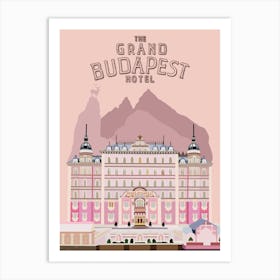 The Grand Budapest Hotel Print | Wes Anderson Print Art Print