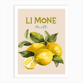 Limone Amore Art Print