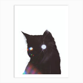 Dark Cat Art Print