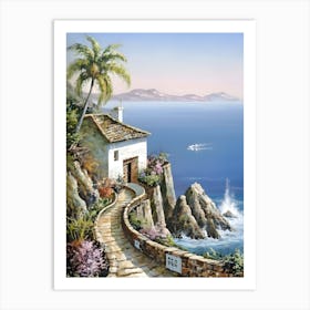 House By The Sea Art Print