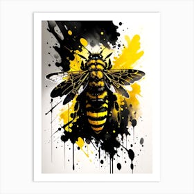 Bee Painting Art Print