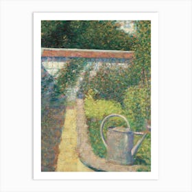 Watering Can In The Garden 1 Art Print