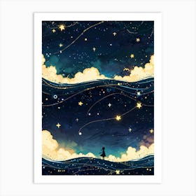 Sky And Stars 1 Art Print