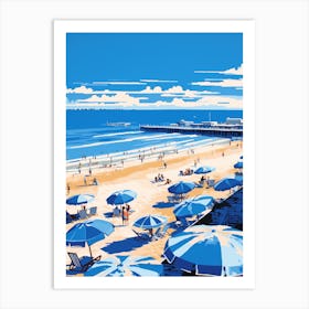 A Picture Of Broadstairs Beach Kent 1 Art Print