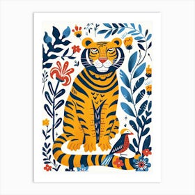 Tiger In The Jungle 51 Art Print