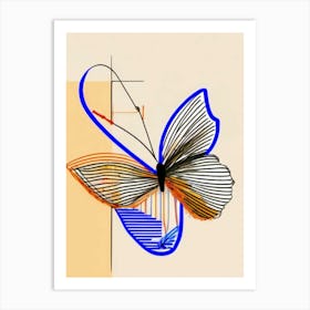 Beautiful, Minimilist Butterfly Art Print