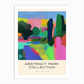 Abstract Park Collection Poster Brockwell Park London 2 Art Print