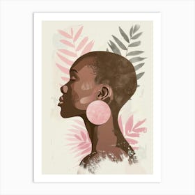 Portrait Of A Black Woman 19 Art Print