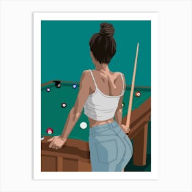 Billiards 3 Art Print