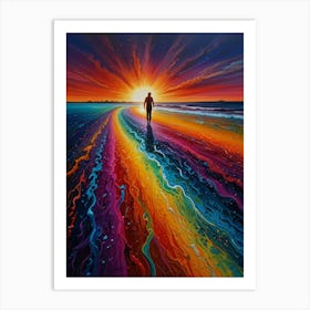 Rainbow Man Art Print