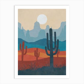 Cactus Stock Videos & Royalty-Free Footage Art Print