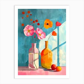 Flowers In Vases Art Print