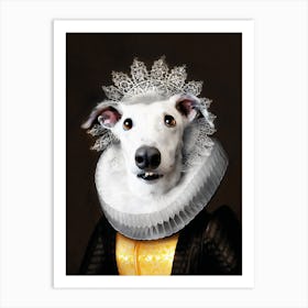 The Salty Hound Pet Portraits Art Print