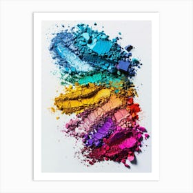 Colorful Makeup Art Print