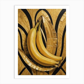 Banana Gold no2 Art Print