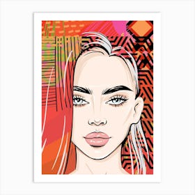 Portrait Of A Woman Art Print