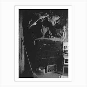 Untitled Photo, Possibly Related To Interior Of Privy In Corral, Mexican District, San Antonio, Texas By Russell Art Print