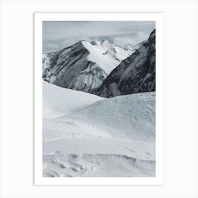 Snow On The Austrian Alps I Art Print