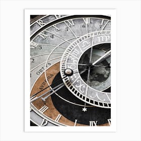 Clock Art Print