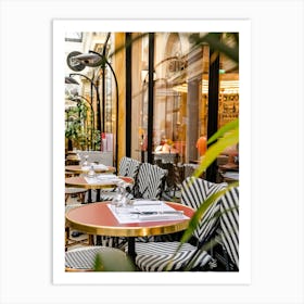 Café In Paris Art Print