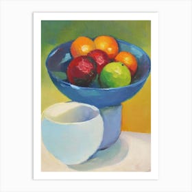 Lime Bowl Of fruit Art Print