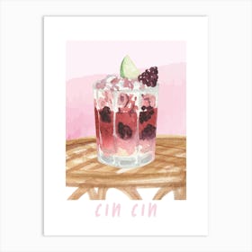 Cocktail Print Art Print