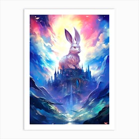 Rabbit In The Castle Art Print