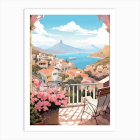 Tenerife Spain 4 Illustration Art Print