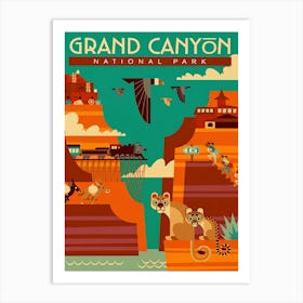 Grand Canyon National Park 5 Art Print