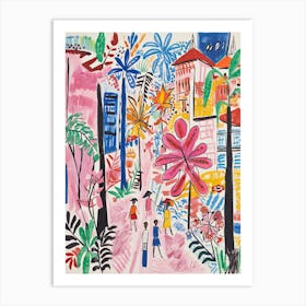 Manila, Dreamy Storybook Illustration 4 Art Print