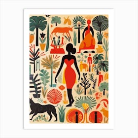 Garden Illustration 4 Art Print