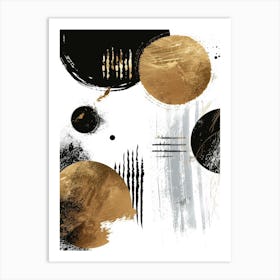 Abstract Circles Canvas Print 21 Art Print