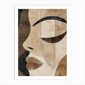 Abstract Woman Canvas Art 1 Art Print