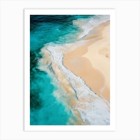 Aerial View Of A Beach 62 Art Print